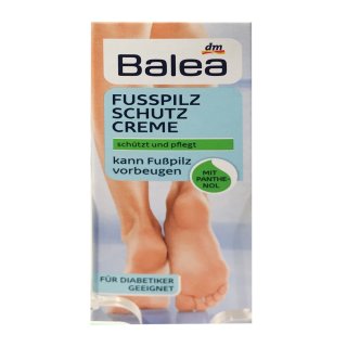 Balea Fußpilz Schutzcreme, kann Fusspilz vorbeugen (30ml Tube)
