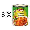 Erasco Eier-Spaghetti in Tomatensauce (6x 800g Dose)