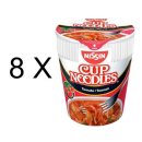 Nissin Cup Noodles Tomate (8x 65g Becher)