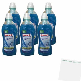 domol Anti-Kalk Gel 6er Pack (6x750ml ) + usy Block