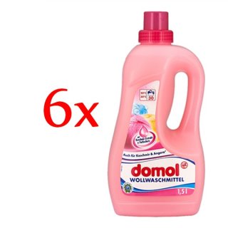 domol Flüssigwollwaschmittel 30 WL, 6er Pack (6 x 1,5 l)
