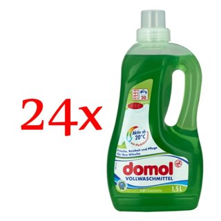 domol Flüssigvollwaschmittel 20 WL, 24er Pack (24 x 1,5 l)