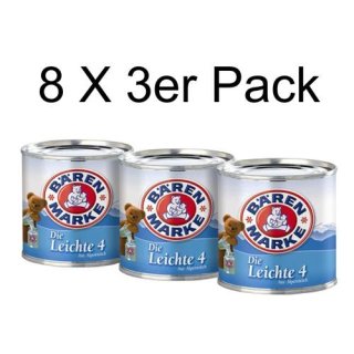 Bärenmarke Die Leichte 4% Fett (24x 170g Dosen)