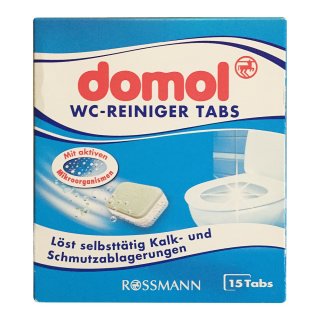 domol WC-Reiniger Tabs,15 Tabs à 25 g (375g)