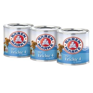Bärenmarke Die Leichte 4% Fett (3x 170g Dosen)