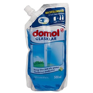 domol Glasklar Nachfüllbeutel 500 ml