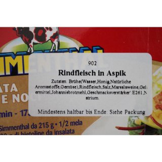 Simmenthal Rindfleisch in Aspik (1x215g Dose)