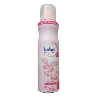 bebe Young Care Deospray Soft&Lovely, 150 ml Flasche