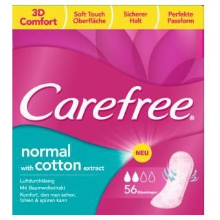 Carefree Slipeinlage Cotton, 56 St (1er Pack)