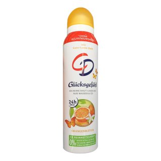 CD Deospray Glücksgefühl Orangenblüten 24h, 150 ml Flasche