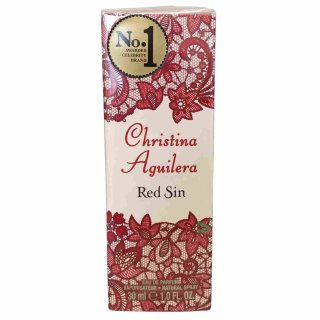 Christina Aguilera Red Sin Eau de Parfum, 30 ml Flasche