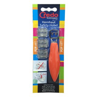 Credo Hornhauthobel Safety Pop Art, 1 St (1er Pack)