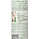 Duschdas body lotion spray & go Gurken- & Seerosenduft, 190ml Flasche