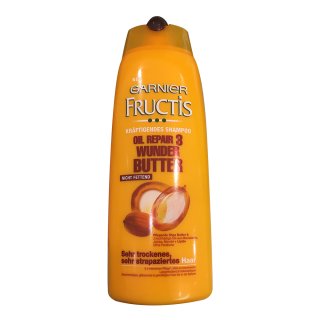 Garnier Fructis Shampoo Oil Repair 3 Wunder-Butter, 250 ml Flasche