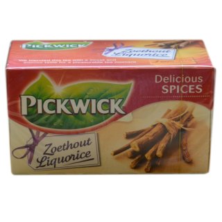 Pickwick Zoethout Liquorice Süßholz Tee (20x2g Teebeutel)