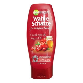 Garnier Wahre Schätze Spülung Cranberry & Argan-Öl, 200 ml Flasche
