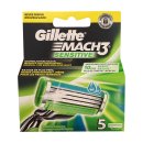 Gillette Mach3 sensitive Rasierklingen, 5 St (1er Pack)
