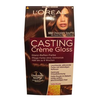 LOréal Casting Creme Gloss Coloration Chocolate Soufflé 5.32, 1 St (1er Pack)