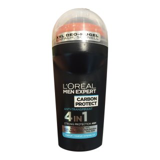 LORÉAL Men Expert Deo Roll-on Carbon Protect, 50 ml (1er Pack)
