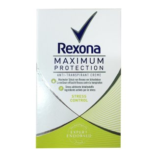 Rexona Deo-Creme Maximum Protection Stress Control, 45 ml (1er Pack)