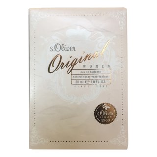 s.Oliver Original woman Eau de Toilette, 30 ml Flasche