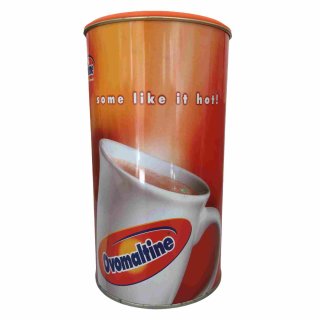 Original Ovomaltine Aufbewahrungsdose aus Aluminium