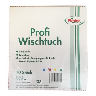 Flinka Profi Wischtücher Noppenstruktur 35 x 38 cm Rot (10 Stck. Packung)
