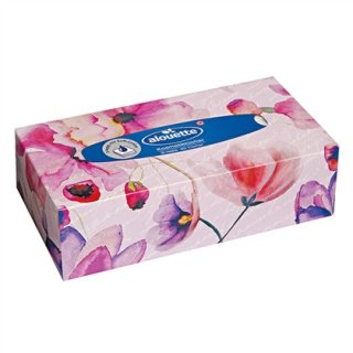 alouette Kosmetiktücher in der Spenderbox, mit Soft-Lotion, 2-lagig, weich & hautsympathischt, 90 Stück (1er Pack)