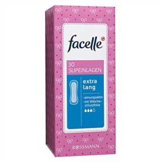 facelle Slipeinlagen extra lang 30 Stück, 1er Pack