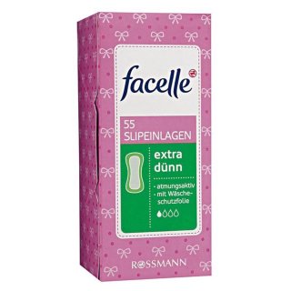 facelle Slipeinlagen extra dünn 55 Stück, 1er Pack