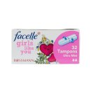 facelle girls like you Tampons Ultra Mini 32 Stück...