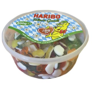 Haribo Wiesn Gaudi der Oktoberfestmix (800g Runddose)