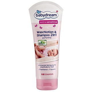 babydream extra sensitive Waschlotion & Shampoo 2 in1 200 ml