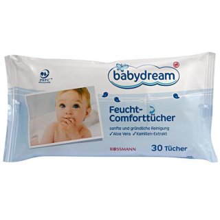 babydream Feucht-Comforttücher 30 Stück