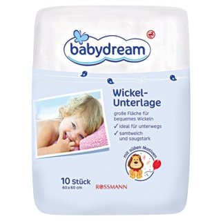 babydream Wickel-Unterlage 10 Stück, 1er Pack