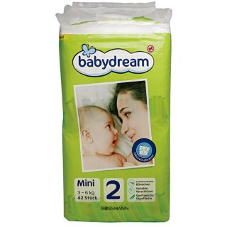babydream Windeln Mini 42 Stück, 1er Pack