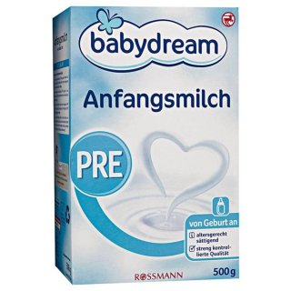 babydream Anfangsmilch PRE Säuglingsmilchnahrung 500 g