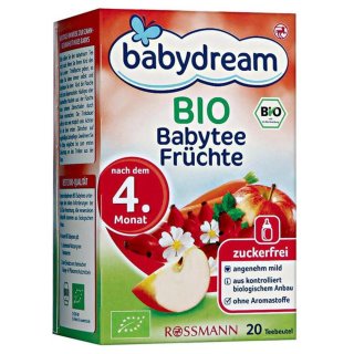 babydream Bio Babytee "Früchte" Baby Früchte-Tee 40 g