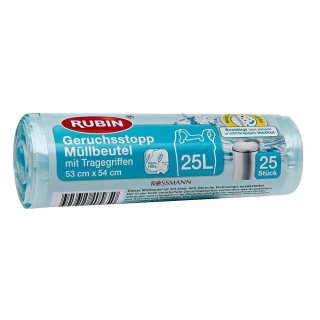 Rubin Geruchsstopp Müllbeutel 25 Liter 25 Stück