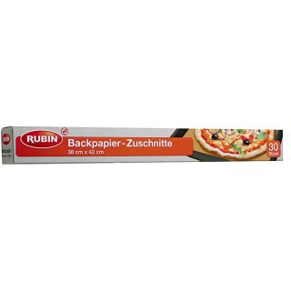Rubin Backpapier-Zuschnitte 30 Stück, 1er Pack