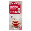 Rubin Teefilter Größe S 80 Stück, 1er Pack