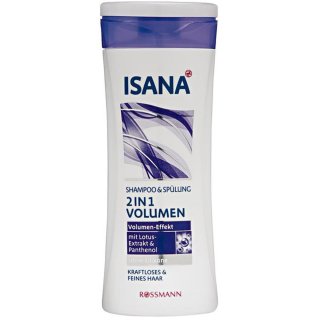 ISANA Shampoo & Spülung 2in1 Volumen 300 ml