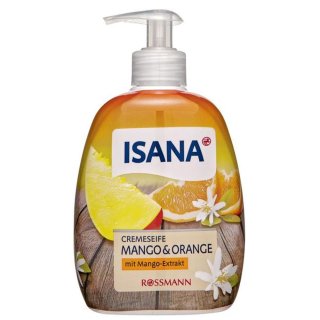 ISANA Cremeseife Mango & Orange 500 ml