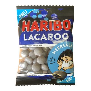 Haribo Lacaroo Meersalz mit Lakritzkern (125g Beutel)