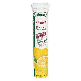 altapharma Brausetabletten Vitamin C, Zitronen-Geschmack, 86 g, 20 Stück (1er Pack)