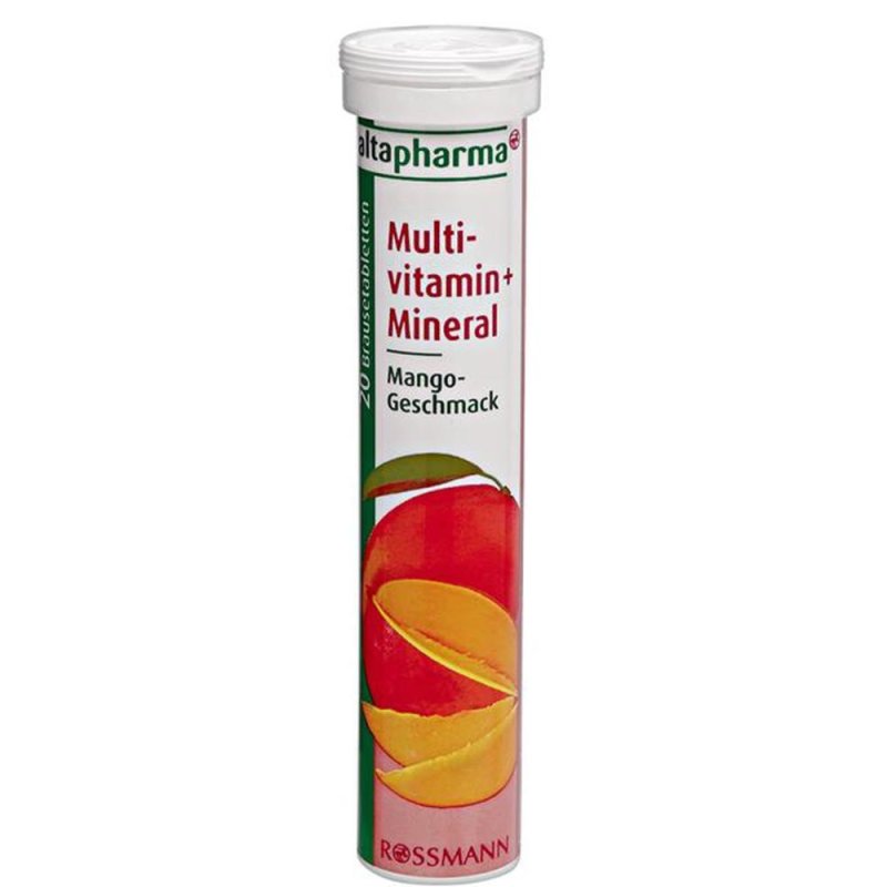 altapharma Brausetabletten Multivitamin + Mineral MangoGeschmack 90