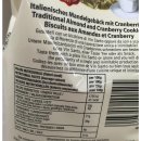 Aktuell Cantuccini mit Mandeln & Cranberry (250g Beutel)