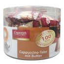 Coppenrath Cappuccino - Taler mit Butter (100 Stück - Portionsverpackt - Runddose)
