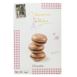Genuport Macarons Pauline Schokolade (72g Box)