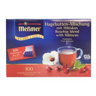 Meßmer Profi Line Hagebutten - Mischung mit Hibiskus (100 St)